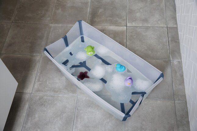 Stokke® Baignoire Flexi Bath® Transparent Blue