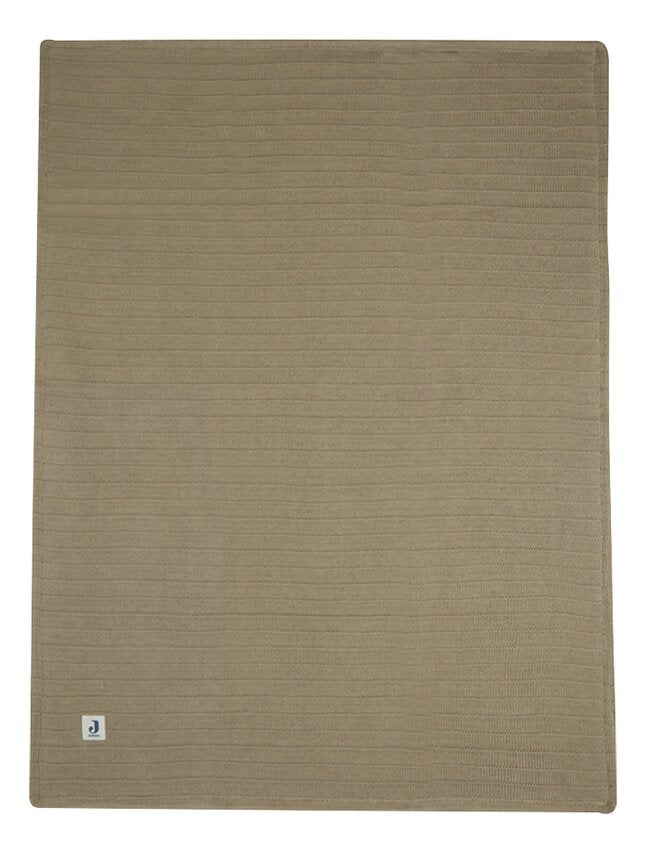 Jollein Couverture pour lit Pure Knit Velvet Biscuit