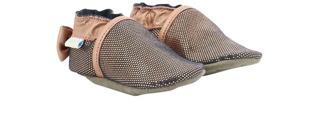 Robeez Schoenen Bright Bow Tie metallic pink