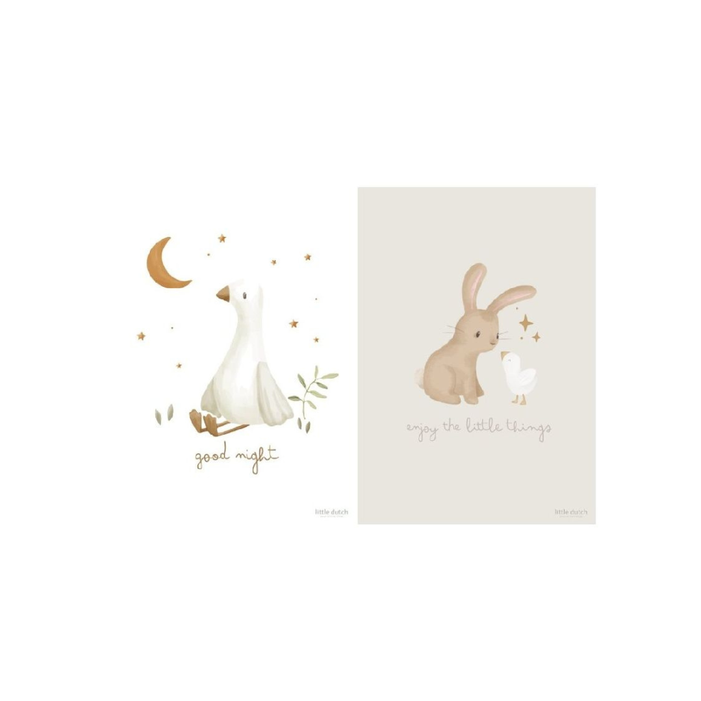 Little Dutch Poster A3 Little Goose