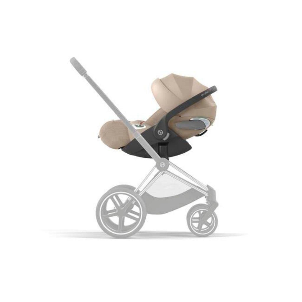 Cybex Siège-auto portable Groupe 0+ Cloud T Plus Cozy Beige