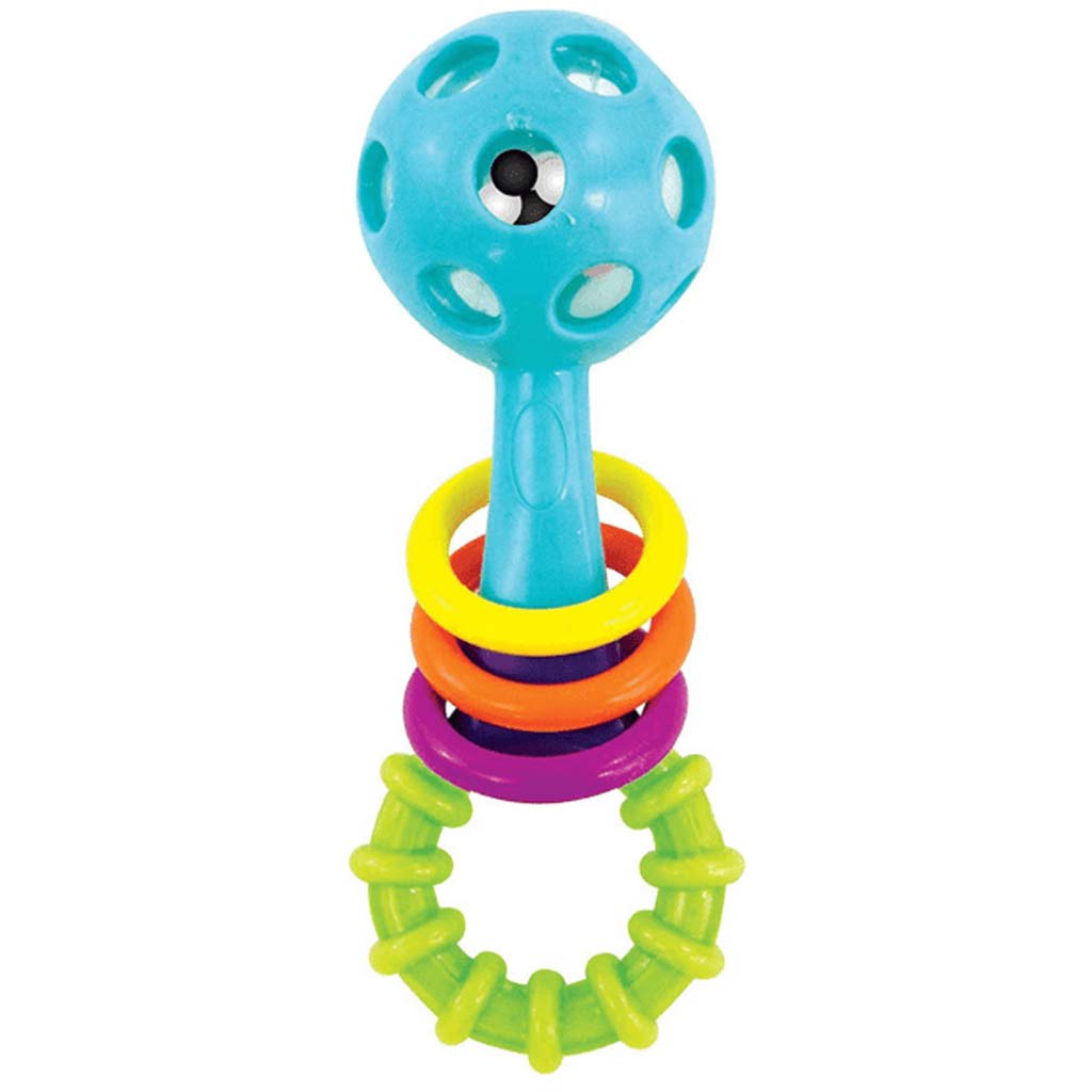 Sassy Rammelaar Peek-a-Boo Beads Rattle
