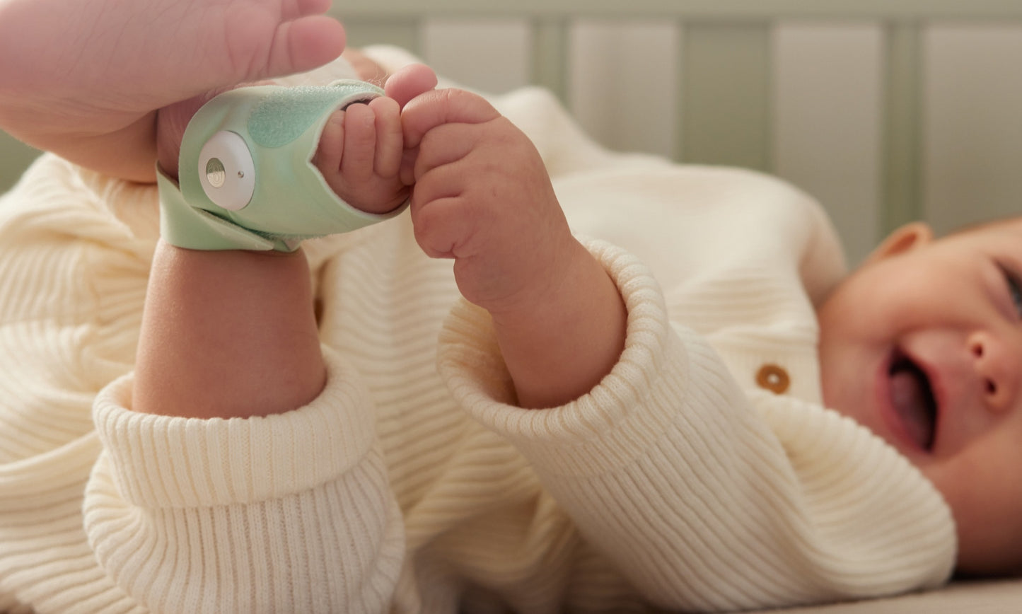 Owlet Monitor Dream Sock Mint Green