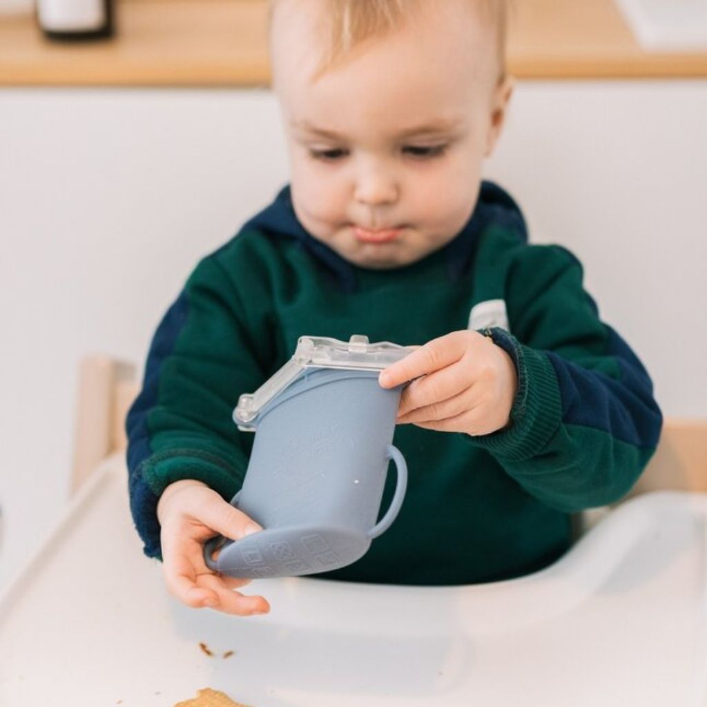 Baby on the Move Bewaarzakjes Yummy Bag Denim 230 ml - 2 stuks