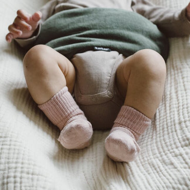 KipKep Blijf-Sokken mauve/roze - 2 stuks