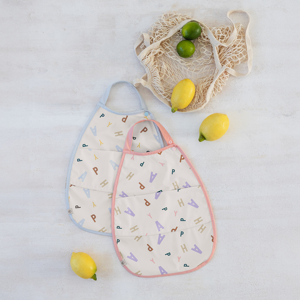 Lässig Bavoir Happy Fruits Light blue
