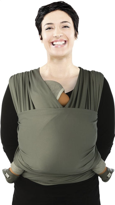 Babylonia Écharpe de portage extensible Tricot-Slen Cool Mist Grey