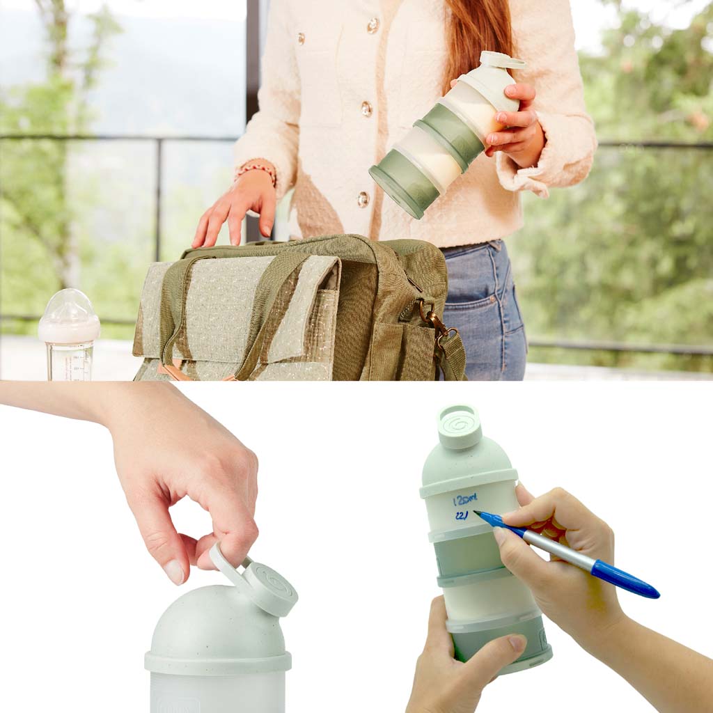 Babymoov Doseur de lait en poudre Babydose Mineral Green