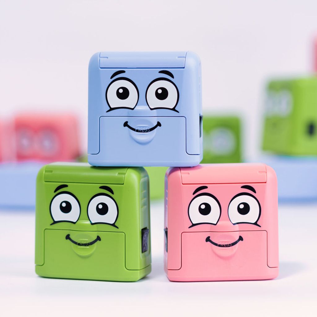 MARKY Tampon personnalisable bleu