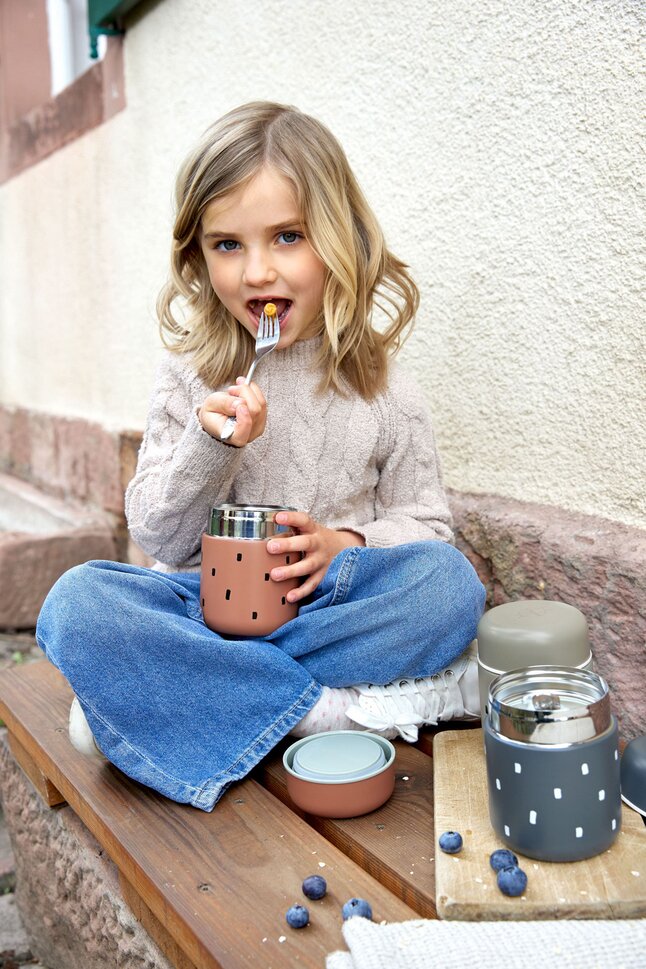 Lässig Boîte à lunch Happy Prints Caramel