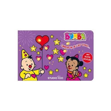 Bumba Livre en carton lumineux - Parce que je t’aime...