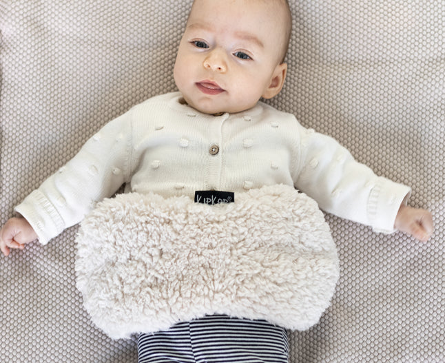 KipKep Warmtekussen Woller Teddy Sand