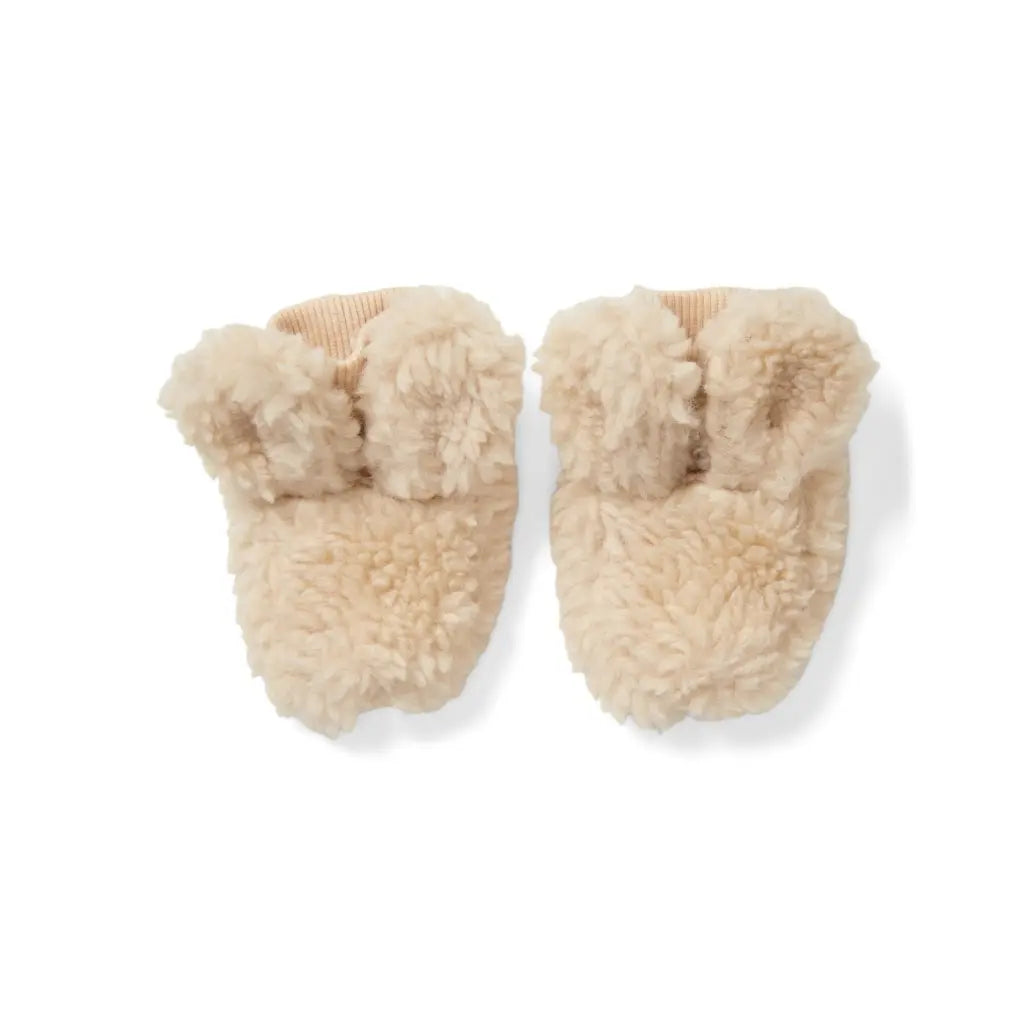 Little Dutch Teddy slofjes Sand 0-3M