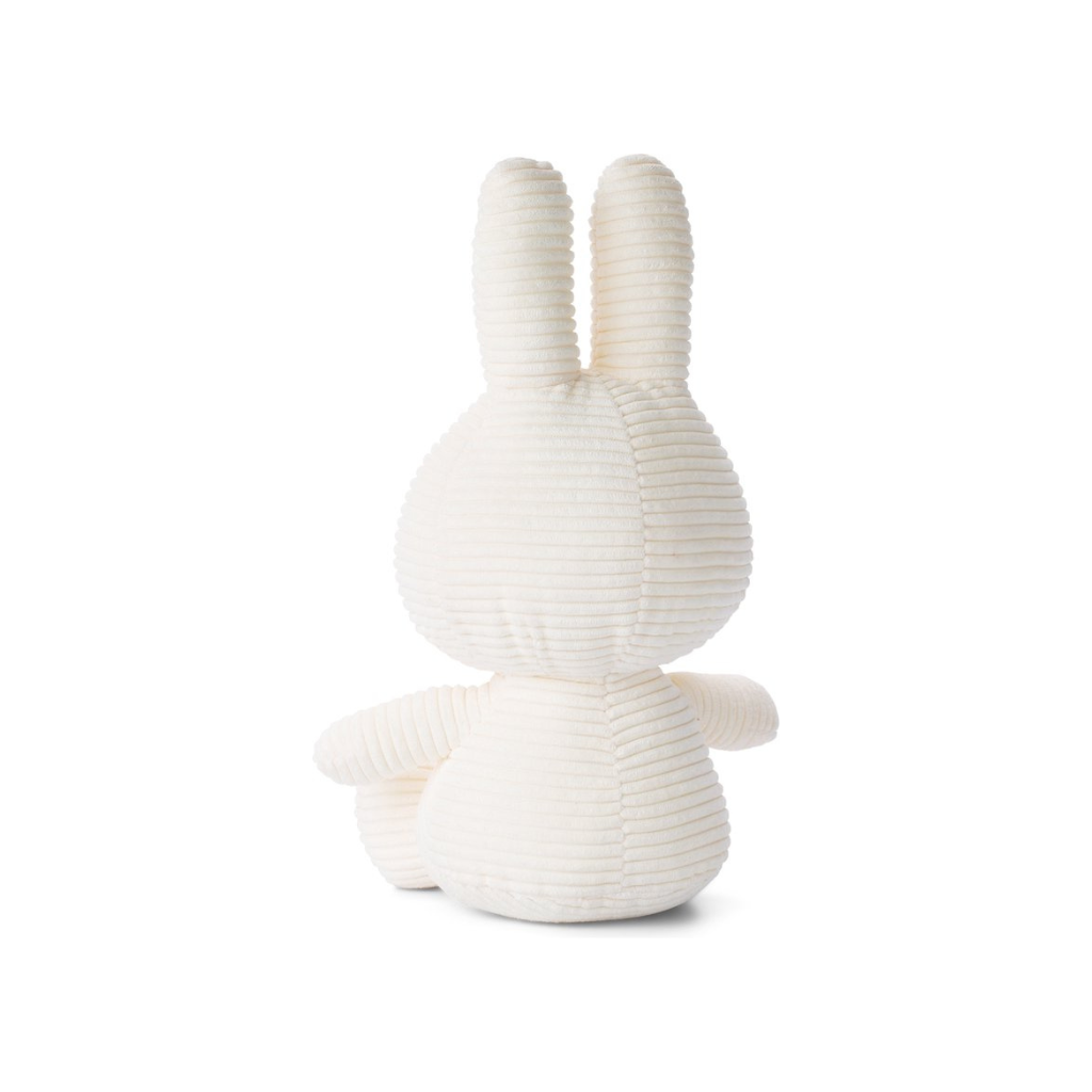 Knuffel, Nijntje, ribfluweel, 33cm, wit