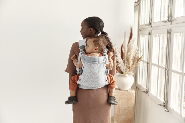 BabyBjörn Porte-bébé combiné Harmony 3D-mesh argenté