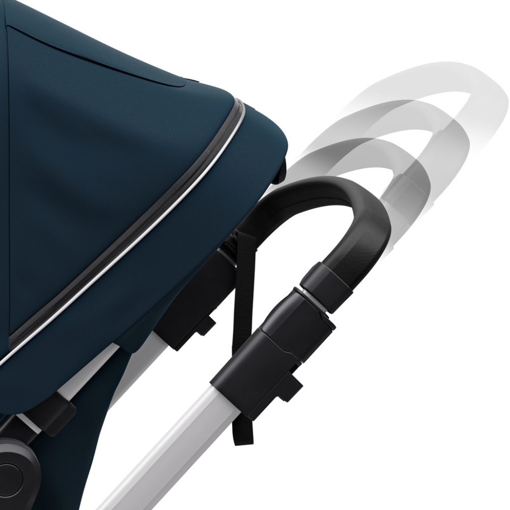 Thule Poussette Sleek + nacelle Navy Blue