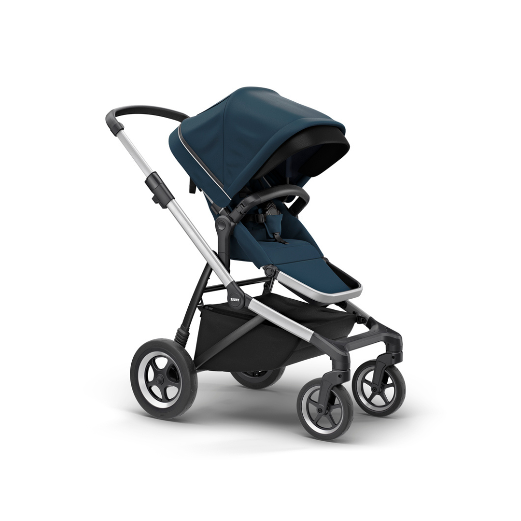 Thule Poussette Sleek + nacelle Navy Blue