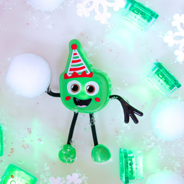 Glo Pals Badspeelgoed Light-Up Christmas - 4 stuks