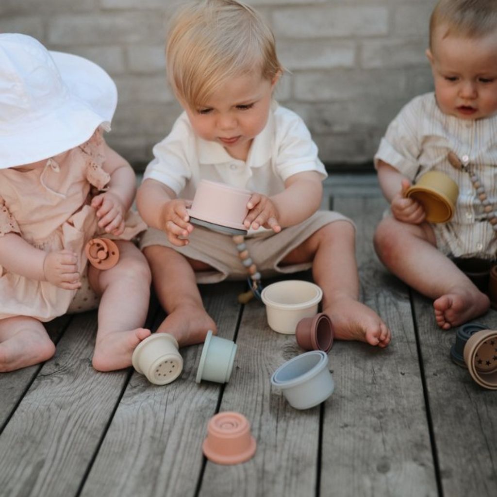 Mushie Pots à empiler Original 8 pots