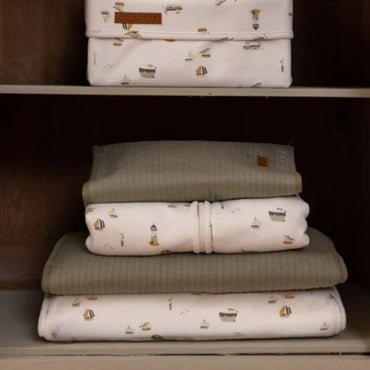 Little Dutch Sac de couchage d'été Sailors Bay White tetra 70 cm blanc