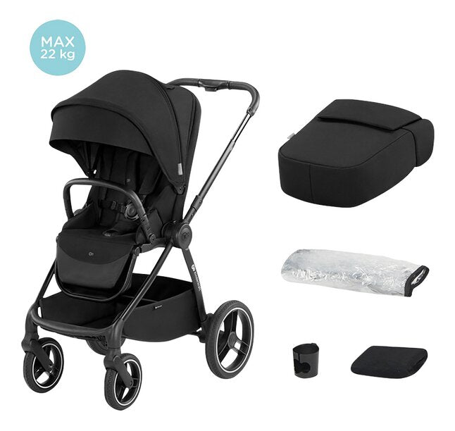 Kinderkraft Poussette 2 en 1 Nea Midnight Black
