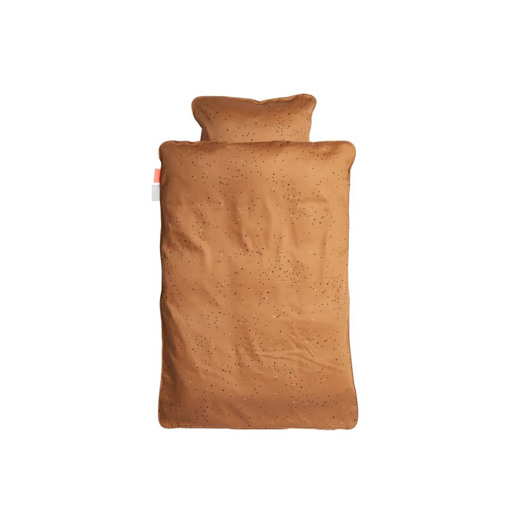 Done by Deer Housse de couette Dreamy Dots coton Mustard