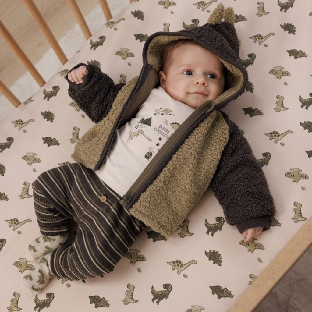 Feetje Veste avec capuche bouclette Rawrsome Green
