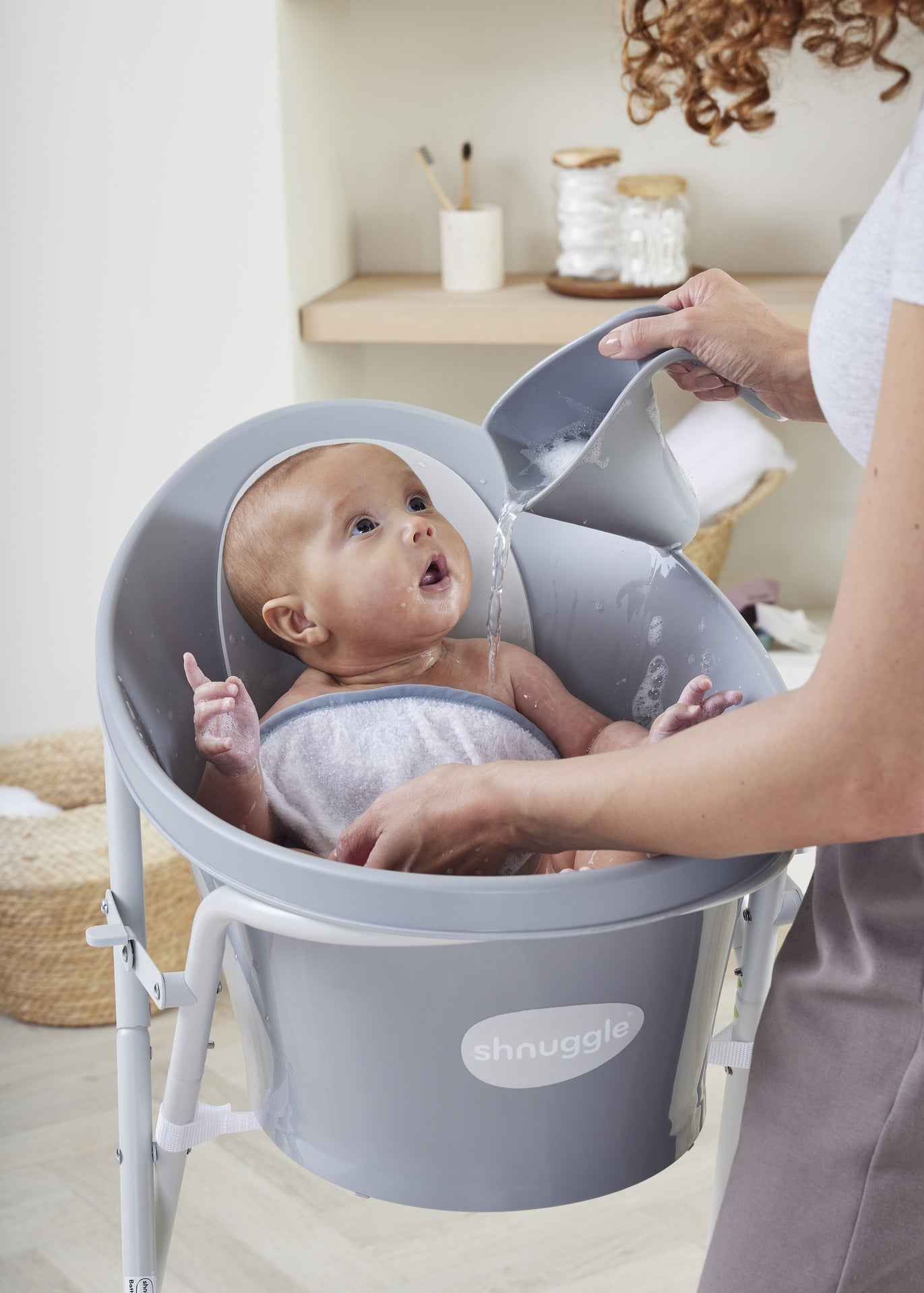 Shnuggle Badje Pebble Grey