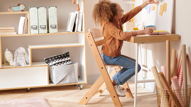 Kinderkraft Chaise haute Enock Black