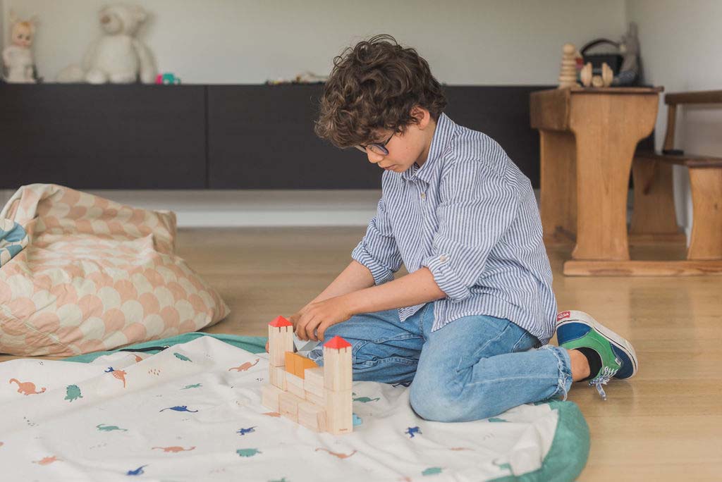 Play&Go Couverture de jeu /sac de rangement Dino