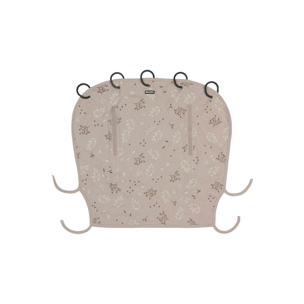 Dooky Beschermdoek Romantic Leaves beige