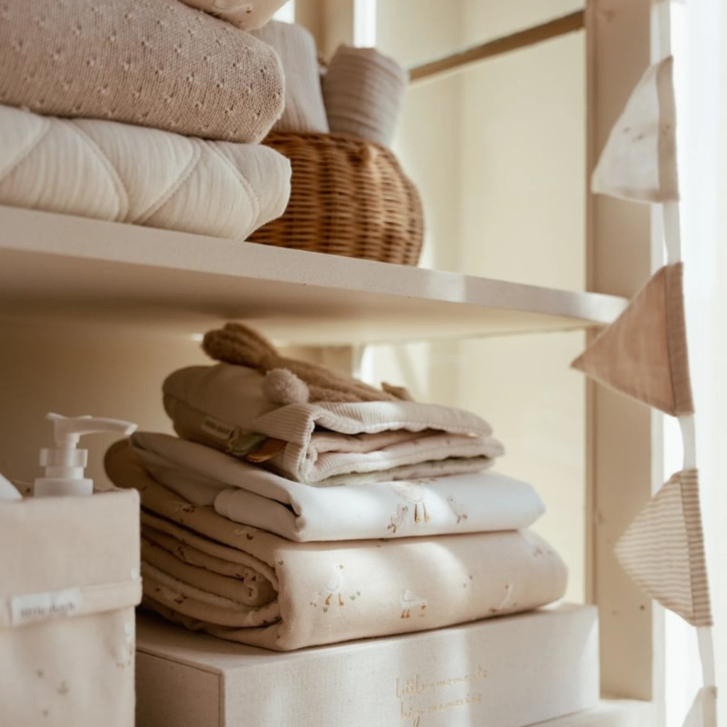 Little Dutch Deken voor bed Little Goose beige 110 x 140 cm