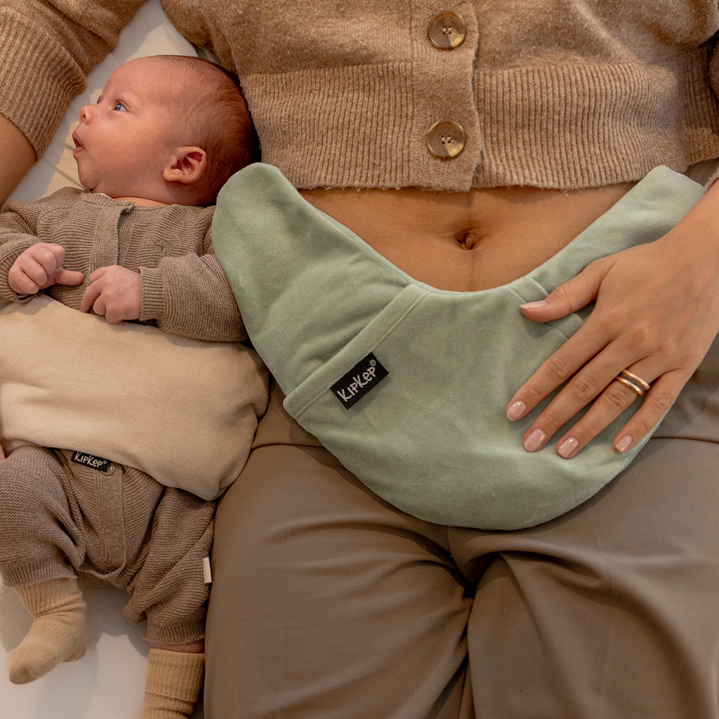 KipKep Warmtekussen Lexie pale green