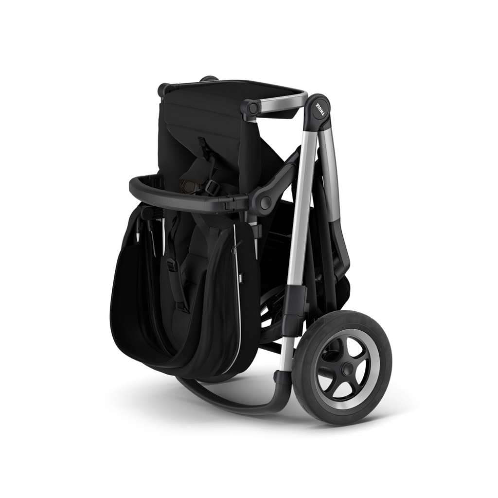 Thule Poussette Sleek + nacelle Midnight Black