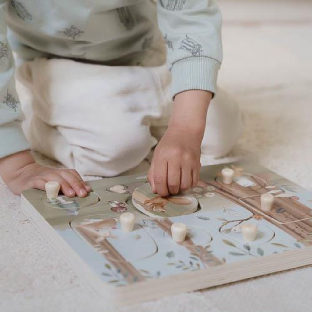 Little Dutch Geluidenpuzzel Forest Friends