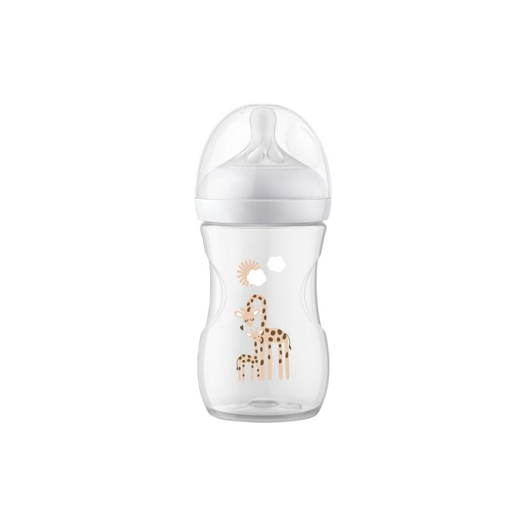 Philips AVENT Biberon Natural Response Girafe transparent 260 ml