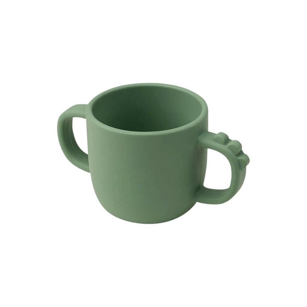 Done by Deer Gobelet d'apprentissage Silicone Peekaboo Croco 170 ml Green