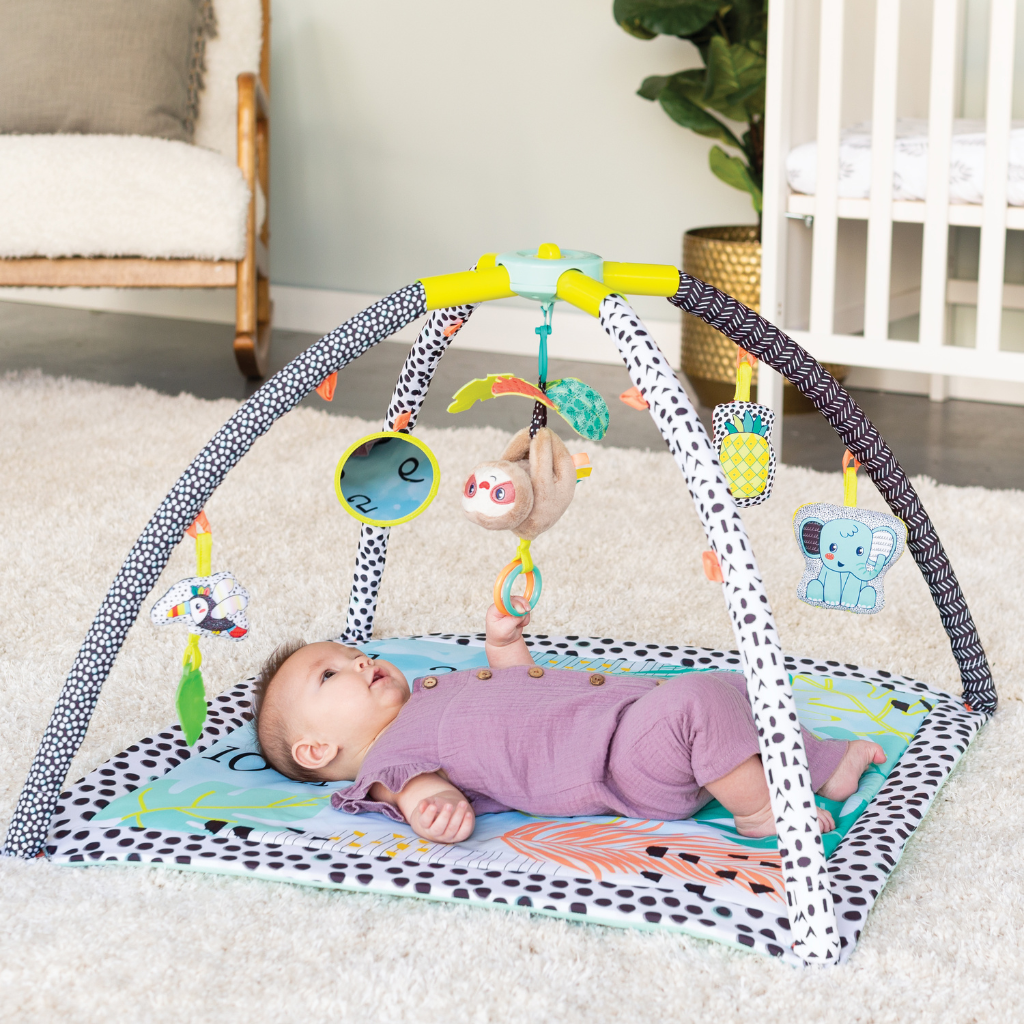 Infantino Tapis de jeu Twist & Fold, memories & milestones