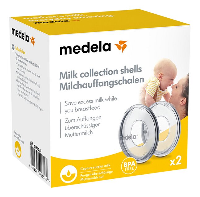 Medela Coquilles recueille-lait - 2 pièces