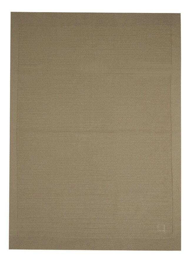 Jollein Couverture pour berceau ou parc Pure Knit Biscuit