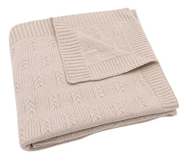 Jollein Couverture pour berceau ou parc Grain Knit Wildrose