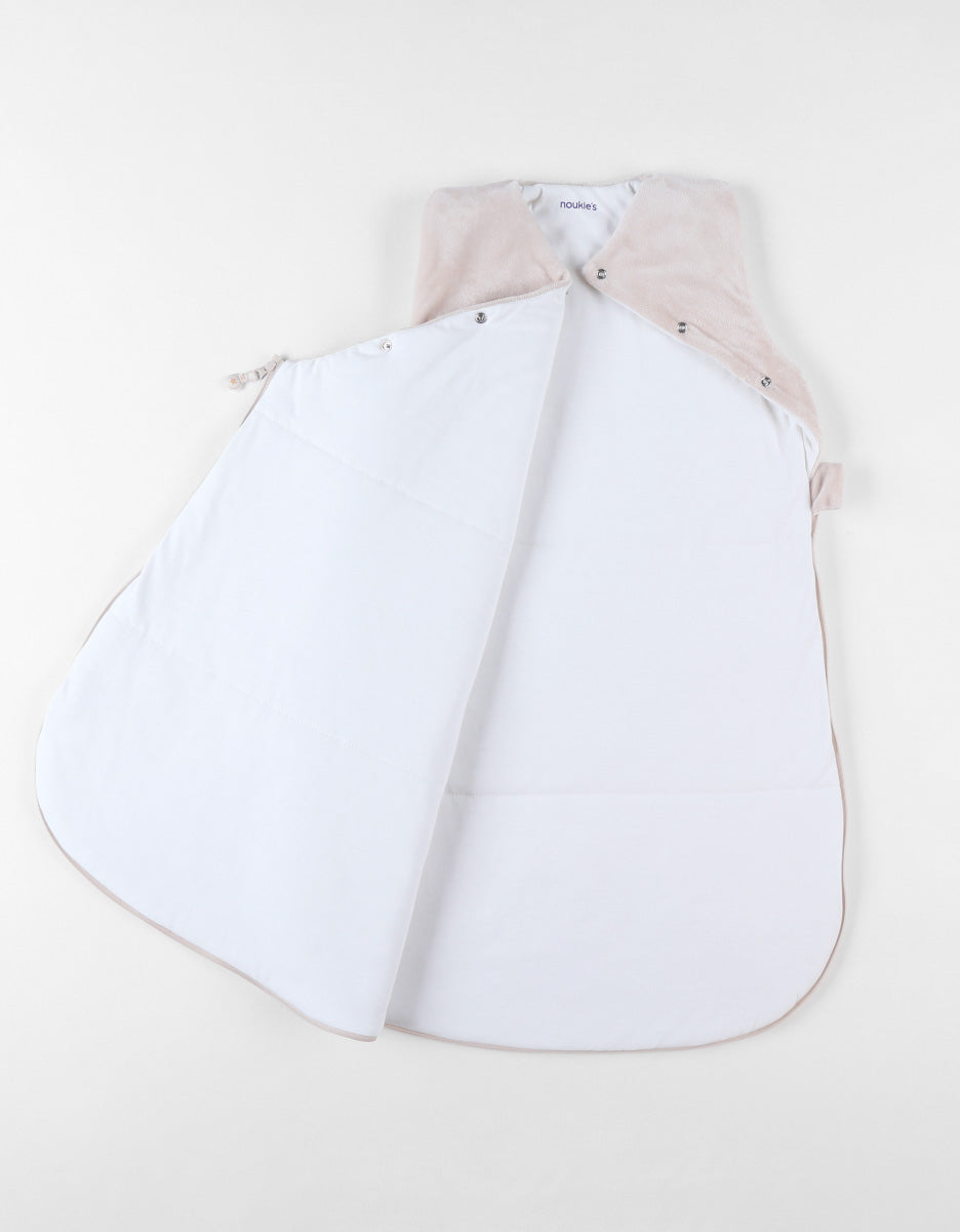 Noukie's Sac de couchage d'hiver Bali, Moka & Snow 70 cm écru