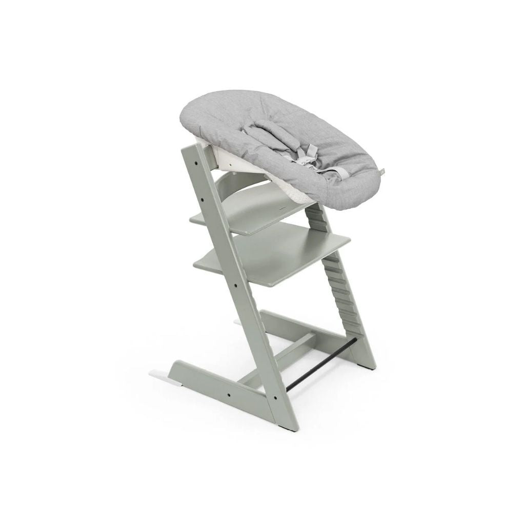 Stokke® Eetstoel + Newborn Set grijs Tripp Trapp® Glacier Green