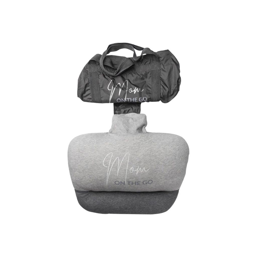 doomoo Coussin de positionnement et d'allaitement On-The-Go-Pillow Grey
