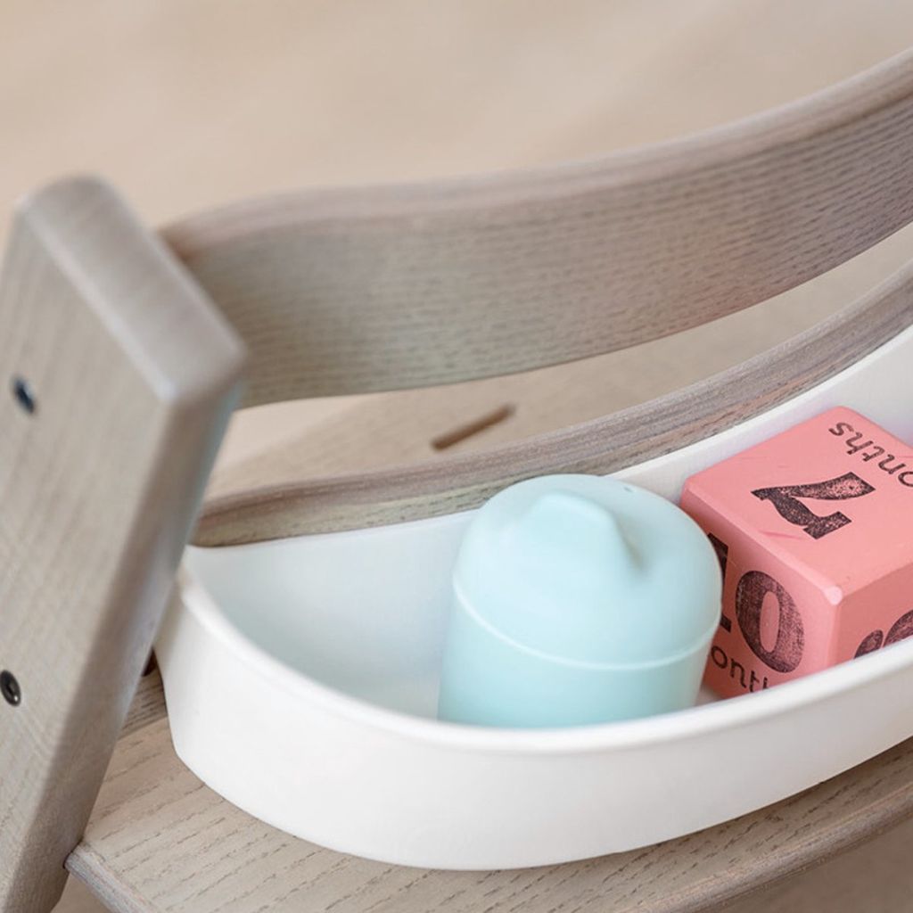 Opbergbakje voor meegroeistoel, Tripp Trapp, Stokke, wit