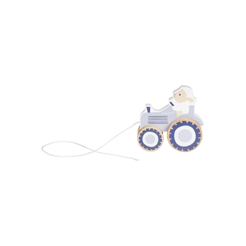 Dreambee Houten trekspeeltje Jules & Odette Tractor