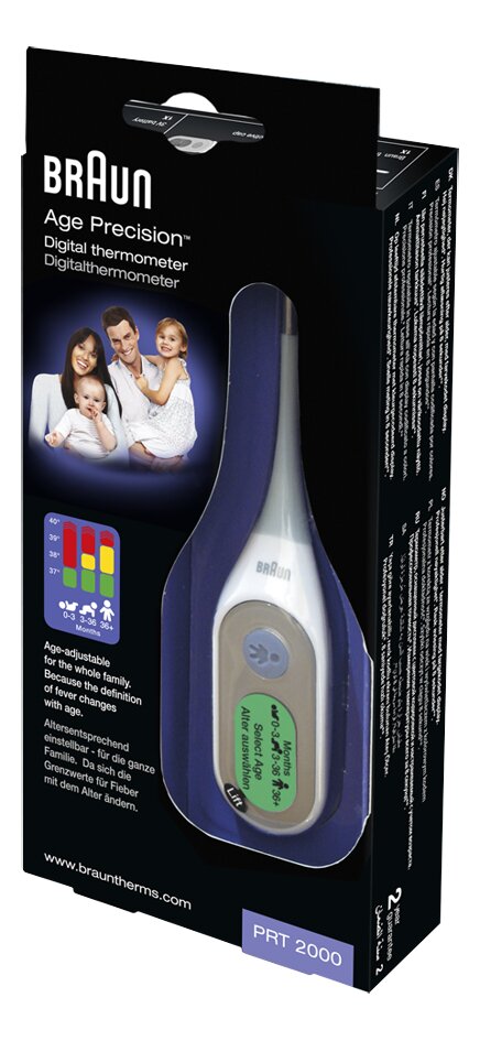 Braun Thermomètre médical numérique PRT2000