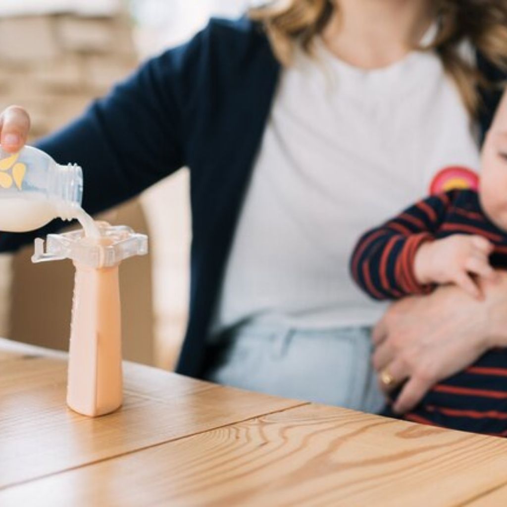 Baby on the Move Bewaarzakjes Yummy Bag Blush 230 ml - 2 stuks