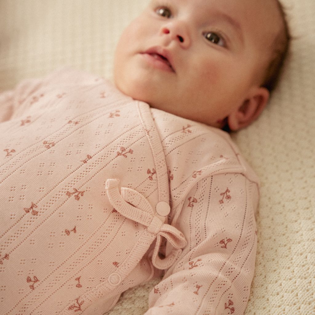 Little Dutch T-shirt met lange mouwen overslag Fairy Garden roze