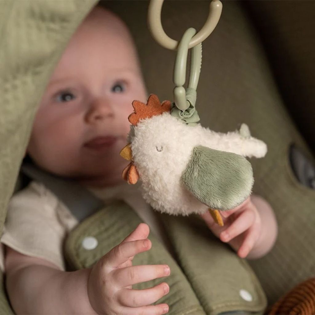 Little Dutch Jouet musical à tirer Little Farm poule